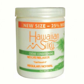 Hawaiian Silky Creme Conditioning No Lye Relaxer Regular 20oz Hawaiian Silky Creme Conditioning No Lye Relaxer Regular 20oz